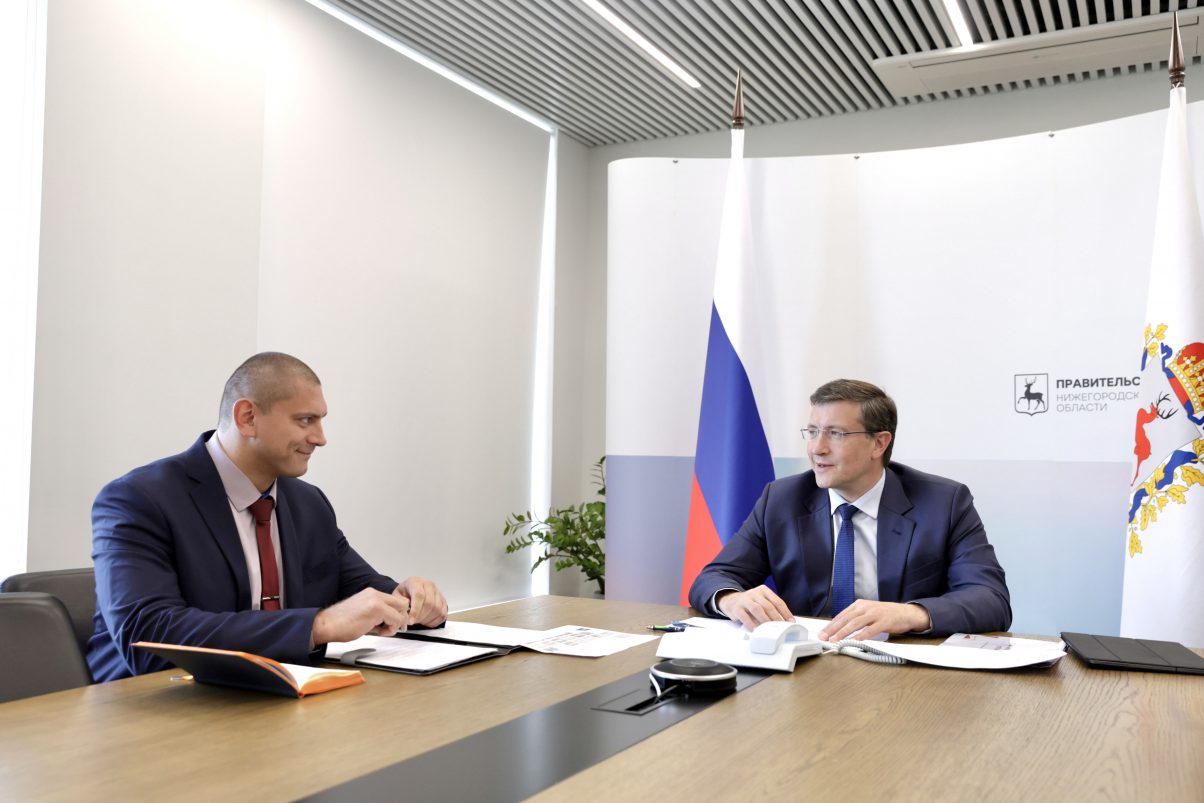 Глеб Никитин встретился с участником программы «Время героев» Дмитрием Грачевым