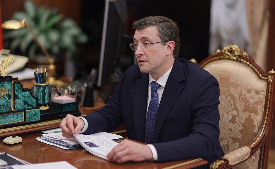 Глеб Никитин представил Владимиру Путину опыт Нижегородской области по реализации проектов для подготовки кадров